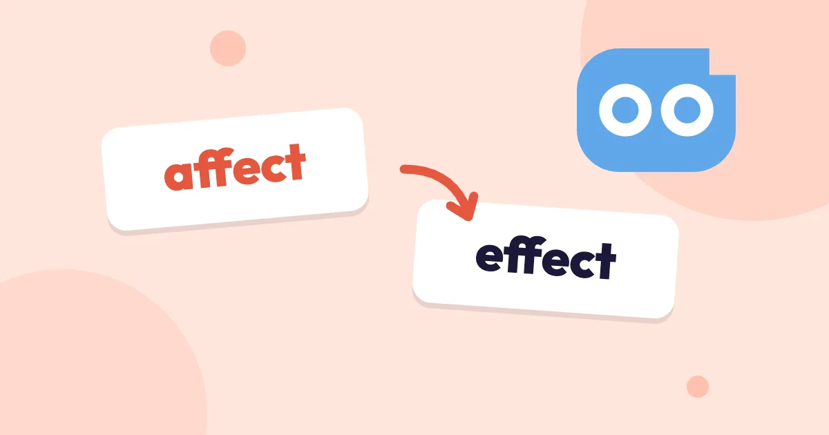 فرق affect و effect با مثال ساده